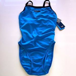 Speedo Endurance+ light blue (new with tags)